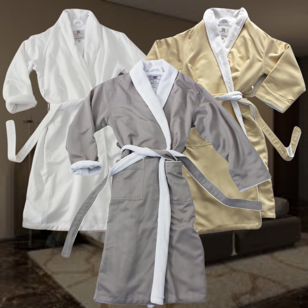 Spa Bathrobe (Light Slate)