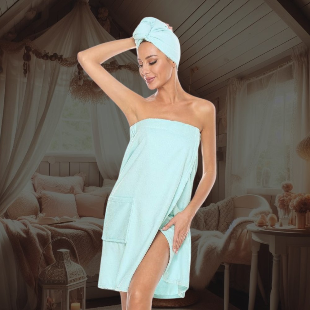 Towel Wrap (Blue)