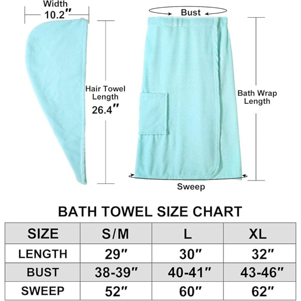 Towel Wrap (Blue)